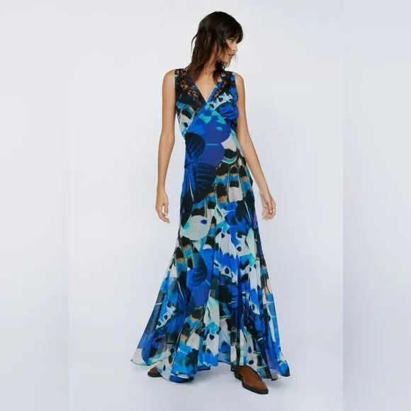 chinese dress ladies Fly Away with Me Maxi Dress L / White